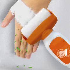 Reusable paint roller brush, wall repair and decoration tool, refillable bottle dispenser, container only, without paint