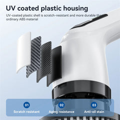 Electric Spin Scrubber Cordless Cleaning Brush with Power Display Screen Waterproof Shower Cleaning Brush with 7 Brush heads