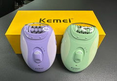 Kemei Face Body Hair Removal Lady Bikini Trimmer Shaving Machine Rechargeable Women Epilator Electric Shaver Razor KM-6037