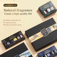 Aromatherapy Essential Oil Set Diffuser Essential Oil Car Air Freshener Scent Perfume Natural Plant Lavender Aroma Diffuser DIY