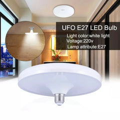 Super Bright 20W E27 LED Bulb 220V UFO Shape Indoor White Lighting Table Lamps Garage Super Bright LED Lamp