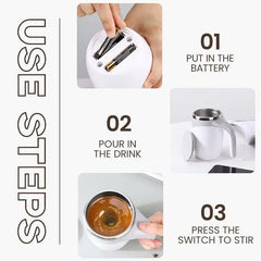 Automatic Coffee Mixing Cup Electric Protein Powder Mixing Cup Automatic Self Stirring Magnetic Mug Thermal Cup Stirring Coffee