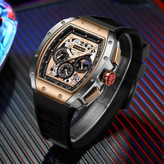 Men Top Brand Luxury Mens Watches Business Waterproof Military Quartz Chronograph Wristwatch Montre Homme