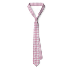 Creative 8cm Houndstooth Tie Narrow Soft Classic Tie Hand Tied Adjustable Men Necktie Unisex