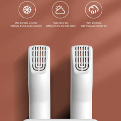Electric Boots Shoes Dryer Deodorizer with Heat Dehumidifier Device Foot Warmer Heater for Home Adjustable Portable Shoes Dryer