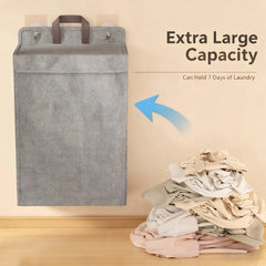 Dirty Clothes Basket Foldable Home Dormitory Multi Functional Sorting And Storage Hanging Door Wall Clothes Basket Laundry