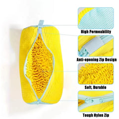 Washing Shoes Bag Kit With Shoe Cleaning Brush Shoe Eraser Shoes Deodorant Balls Laundry Wash Bag With Hook Storage Organizer