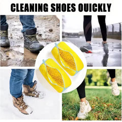 Washing Shoes Bag Kit With Shoe Cleaning Brush Shoe Eraser Shoes Deodorant Balls Laundry Wash Bag With Hook Storage Organizer