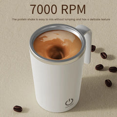 Self Stirring Coffee Mug Rechargeable Automatic Magnetic Mixing Cup ,400Ml Electric Mixing Cup Auto Mixer Cup