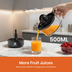 Electric Citrus Juicer 500ML Large Capacity Electric Squeezer Higher Juice Yield Fruit Press Machine New For Household