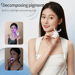 Electric Toothbrush for Adult Automatic USB Charge U-Shaped Toothbrush 360 Degrees Intelligent Rechargeable Toothbrus