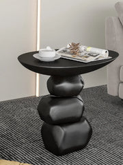 Handmade Art Alien Edge Coffee Table – Modern Fiberglass Side Table for Home Decor (60×40×50cm)