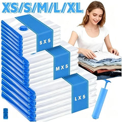 Vacuum Storage Bags or Pump Vacuum Seal Bag Space Saving Bags for Comforters Clothes Pillow Bedding Blanket Storage  Organizer