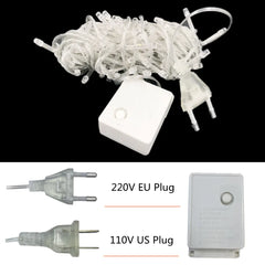Christmas Lights 5M 10M 20M 30M 50M 100M Led String Fairy Light 8 Modes Christmas Lights For Wedding Party Holiday Lights