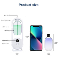 Rechargeable portable aromatherapy diffuser diffuser machine, aromatherapy essential oil, refreshing agent, deodorizer, 5-speed