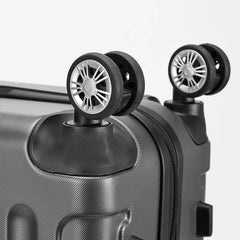 New Set of 3 Suitcases, ABS Hardside Suitcase Set, Durable Luggage Sets with 4 Quiet Wheels 28-24-20in