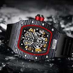 Automatic Watch Mechanical Watches for Man Barrel Type Mechanical Watch Men Waterproof Luminous Business Men Montre Homme