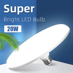 Super Bright 20W E27 LED Bulb 220V UFO Shape Indoor White Lighting Table Lamps Garage Super Bright LED Lamp