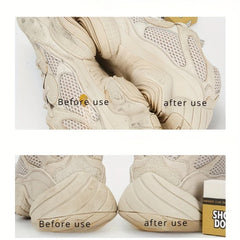 Suede Shoe Cleaner Rubber Eraser - Non-Electric Stain Remover for Sneakers, Clothes, Glass, Walls, Floors, Furniture