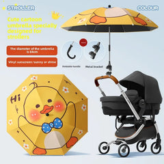Universal UV Protection Umbrella Baby Strollers Tricycles Outdoor Activities Portable Easy to Use High-Quality Materials Durable