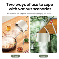 Portable Exhaust Fan Small Kitchen Hood Extractor Barbecue USB Supply Desktop Range Hoods Mini Suction Cooker Hood
