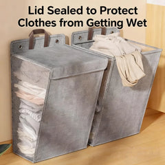 Dirty Clothes Basket Foldable Home Dormitory Multi Functional Sorting And Storage Hanging Door Wall Clothes Basket Laundry