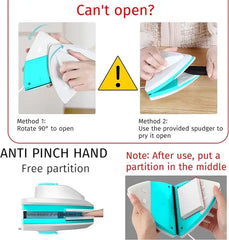 Double Sided Magnet Windows Cleaner Automatic Drainage Wiper Glass Window Washer Household Cleaning Tool For Window Washing