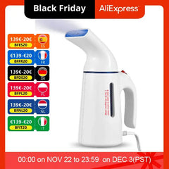 Portable Handheld Garment Steamer 120ml Capacity 700W Auto Shut-Off Steamer for Clothes Removes Wrinkles on Clothes and Fabric
