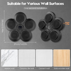 Music Boxing Machine, Music Electronic Boxing Wall Target Boxing Machine, with 5 Lights and Bluetooth Sensor