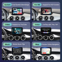 Wireless CarPlay for Mercedes Benz A B C Class W205 GLA GLC CLA W176 W246 with Android Auto Mirror Link AirPlay Car Play