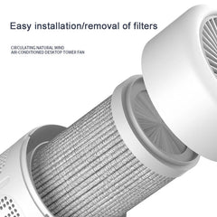 TINSOL New Mini Air Purifier HEPA Filter uses negative ion technology to eliminate formaldehyde odors smoke and dust particles