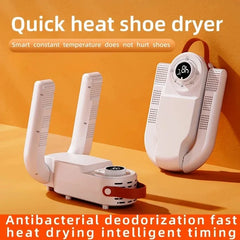 Shoe Dryer Adjustable Smart Timer Quick Drying Deodorizing Sterilizing Warmer Heater Household Footwear Care