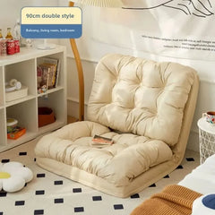 Lazy sofa foldable balcony sofa, tatami single sofa, bed backrest pad double floor sofa