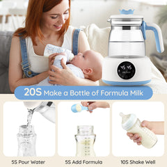 Sejoy Electric Milk Bottle Warmer  Infant Thermostatic Milk Modulator Baby Formula Kettle Automatic Warmer Feeding Bottle