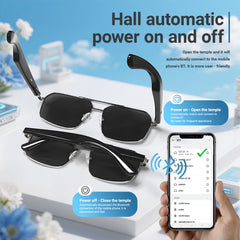 Smart Sunglasses Glasses Wireless Bluetooth Glasses Call Music Headset Outdoor Sports Headphones UV Protection Eyeglasses