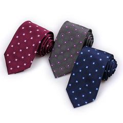 60 Styles Men Tie 8cm Business Daily Wear Luxury Neckties Classic Striped Gravata For Men Fit Wedding Workplace Suit Accessories