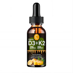 Liquid vitamin D3K2 can lower strong bones; Healthy Heart and Immune Enhancement Vitamin K2D3 Drops