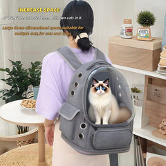 Transparent Pet Carrier Backpack for Cats Small Dogs Breathable Outdoor Shoulder Bag Travel Pet Supplies Durable Stylish