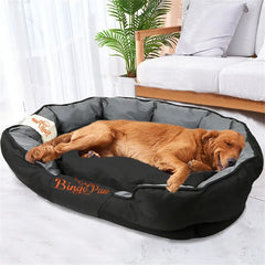 Dog Bed for All Season Pet Calming Sleeping Mat Sofa Pet Kennel Cushion with Removable Cushion Oxford Cover