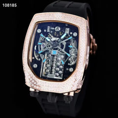 Sixteen bar engine mechanical watch men's limited edition watch watches for men