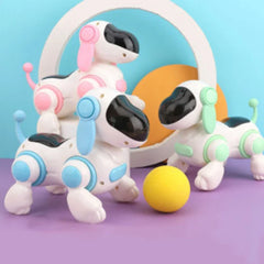 Children's Robot Bionic Electronic Dog Machine Intelligent Robot Dog Light Music Crawling Children's Interactive Toy Gift