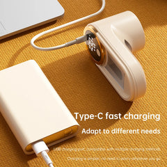 ONEKA Rechargeable Fabric Shaver Lint Remover Sweater Defuzzer Lints Fuzzs Pills Pilling Trimmer for Clothes  Furniture