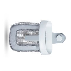 Hanging Bath Toy Storage with Quick Drying Mesh, White & Gray B20