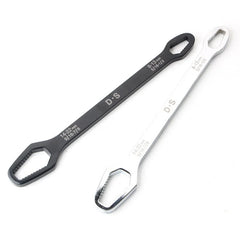 Double Ended Multifunctional Universal Wrench 8mm-22mm Self-Tightening Wrench Chrome Vanadium Steel Repair Tool
