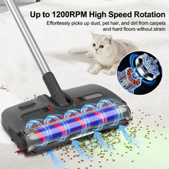 Wireless Mop Cleaner Electric Rotating Floor Sweeper Handheld Edge-cleaning Floor Cleaning Machine With LED Headlight