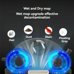 Mini Intelligent Sweeping Robot Suction Sweeper 3-in-1 Automatic Household Lazy Sweeper Cordless Vacuum Cleaner Carpet Cleaner