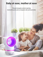 New Plug in Type Mosquito Light Portable Physical Trapping Electric Mosquito Trap Lndoor Mosquito Killer Lamp With USB Cable