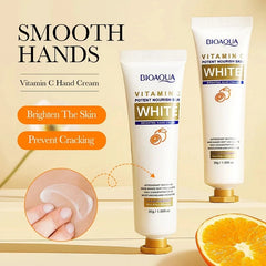 BIOAQUA Vitamin C Whitening Hand Cream Moisturizing Brightening Anti Dry Crack Anti-wrinkle Hand Cream Hand Skin Care Products