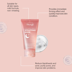 Hoygi Collagen Peel Off Mask Deep Cleansing Moisturizing Nourishing Shrink Pores Oil-Control Lifting Face Mask Facial Skin Care