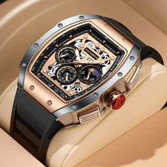 Men Top Brand Luxury Mens Watches Business Waterproof Military Quartz Chronograph Wristwatch Montre Homme